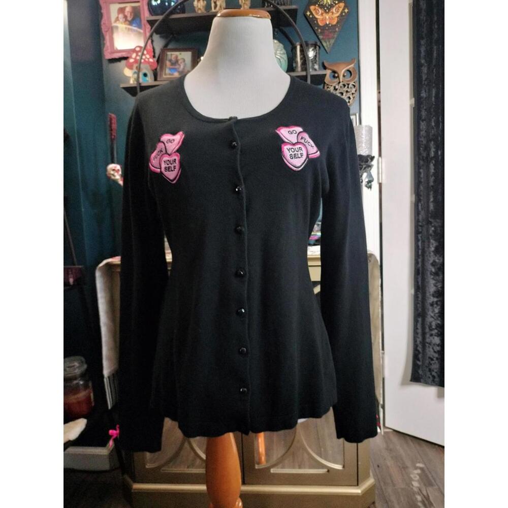 Sourpuss "Go F*ck Yourself" cardigan